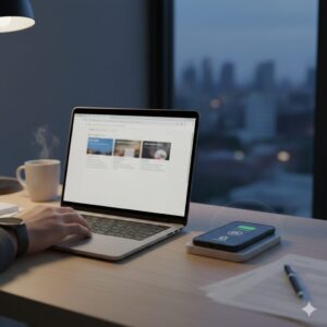 노트북 탭이 늘어난 책상 위, 결정 피로가 시작되는 순간