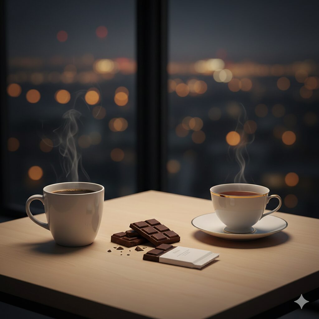 커피와 차와 초콜릿
