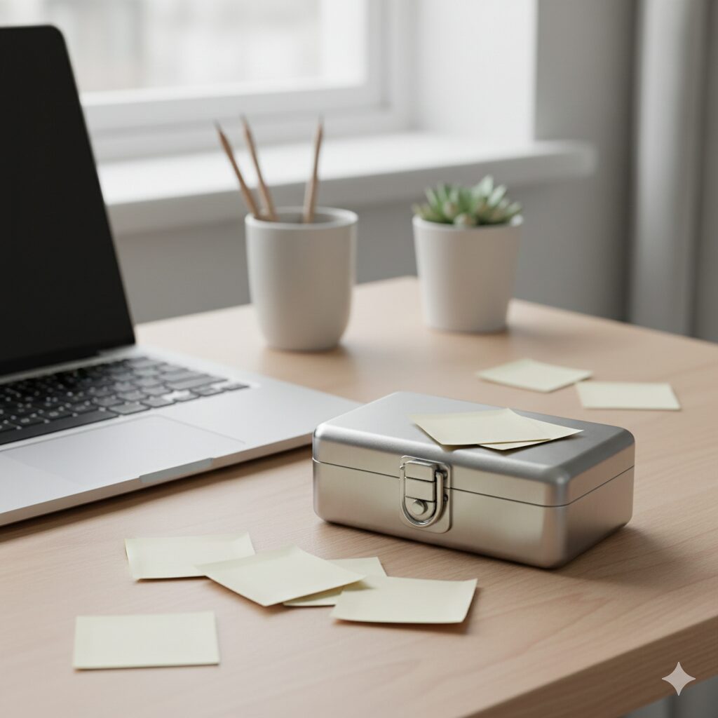 백업 코드를 오프라인으로 보관하는 이미지