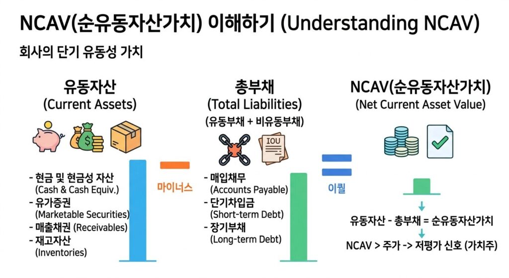 NCAV 개념 설명 다이어그램