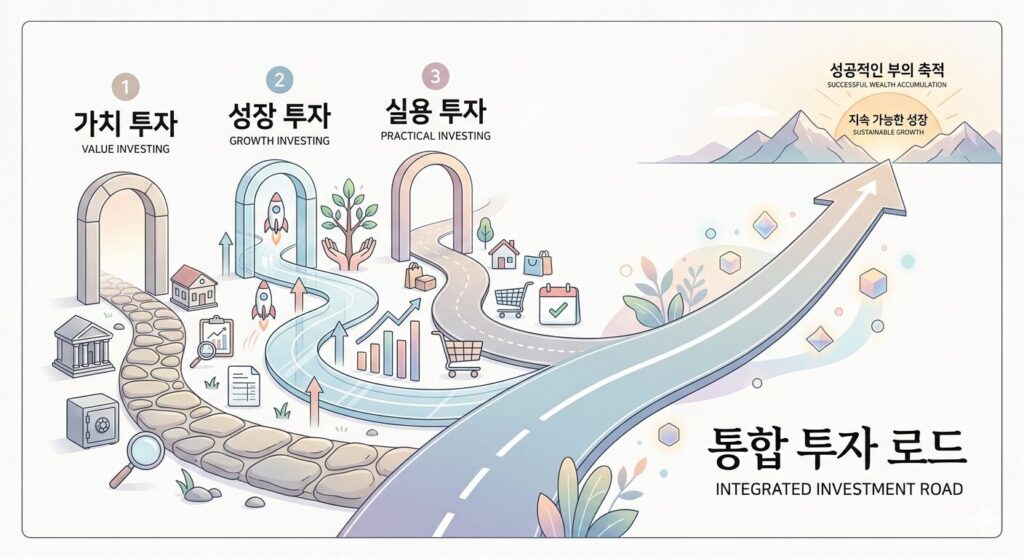 투자 전략 통합 개념 이미지